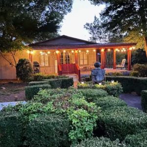 Guest House at dusk